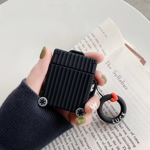 Colorful Square Suitcase Airpods Case