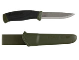 Companion Fixed Blade Outdoor Knife with Sandvik Stainless Steel Blade, 4.1-Inch