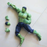 Avengers Hulk Figure Robert Bruce Banner PVC Material Super Hero Best Gift for Boyfriend