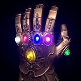 LED Light Thanos Infinity Gauntlet Avengers Infinity War Cosplay LED Gloves PVC Action Figure Model Toys Gift Halloween Props