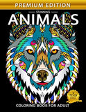 Stunning Animals: Adults Coloring Book Stress Relieving Unique Design