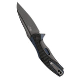 Kershaw Natrix-Carbon Fiber Pocket Knife (7007CF); 3.25 in. 8Cr13MoV Titanium Carbo-Nitride Coated Blade; 3D-Machined G10 Handle with Carbon Fiber Overlay, Flipper