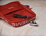 Handcrafted AJ3 "Black Cement" 3D Mini Keychain with Box and Bag