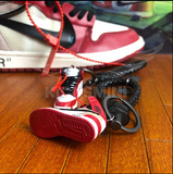 3D mini sneaker keychain Air Jordan 1 Off White Chicago ZIP TIE nike 05-82