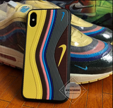 Black Trim Air Max 97 S/W 3D Textured iPhone Cases