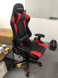 Corbrano Gaming Chair RGB Lighting Office Computer Game Chair Ergonomic Backrest and Seat Height Adjustment Recliner Swivel Rocking PU Leather Desk Chair