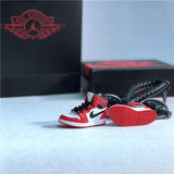Handcrafted AJ1"Chicago" 3D Keychain with Box and Bag