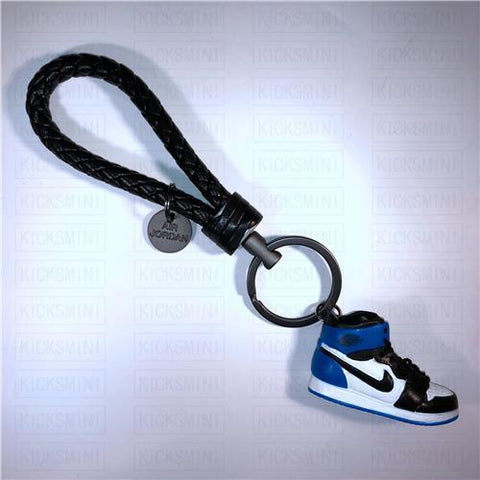 Handcrafted AJ1 "Fragment" 3D Keychain with Box and Bag