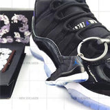 Handcrafted AJ11 "Space Jam" 3D Keychain with Box and Bag