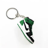 Handcrafted AJ1 "Pine Green" 3D Keychain with Box and Bag